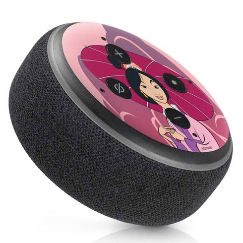 Disney Mulan with Umbrella Amazon Echo Dot Skin