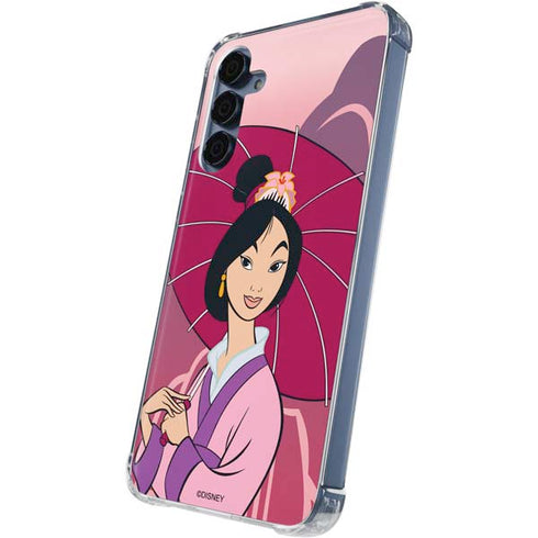 Disney Mulan with Umbrella Galaxy A55 5G Clear Case