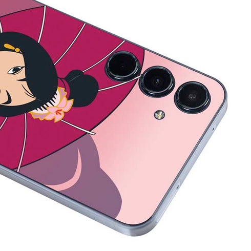 Disney Mulan with Umbrella Galaxy A55 5G Skin