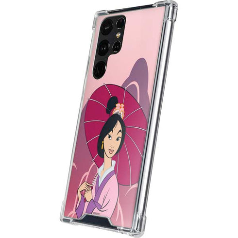 Disney Mulan with Umbrella Galaxy S23 Ultra Clear Case