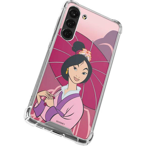 Disney Mulan with Umbrella Galaxy S24 FE Clear Case