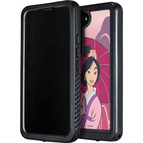 Disney Mulan with Umbrella Galaxy S24 Plus Waterproof Case