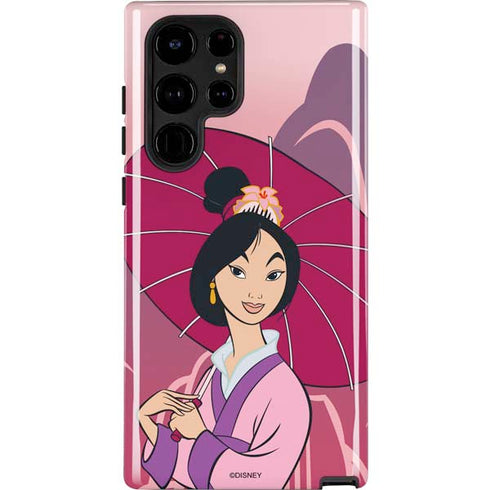 Disney Mulan with Umbrella Galaxy S25 Ultra Impact Case