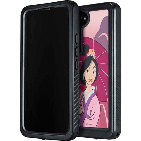 Disney Mulan with Umbrella Galaxy S24 Waterproof Case
