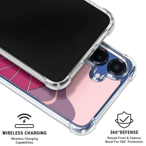 Disney Mulan with Umbrella Galaxy S25 Plus Clear Case