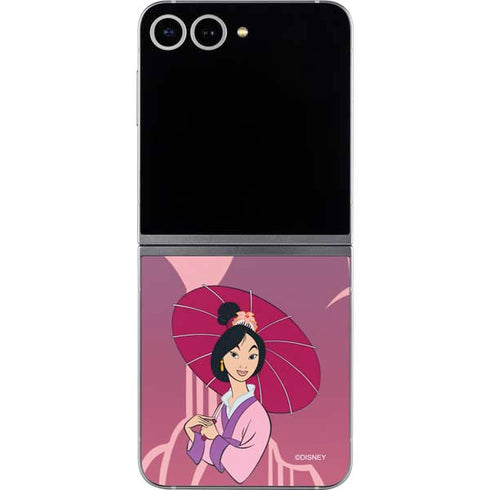 Disney Mulan with Umbrella Galaxy Z Flip6 Skin
