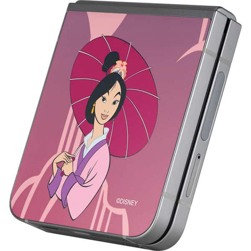 Disney Mulan with Umbrella Galaxy Z Flip6 Skin
