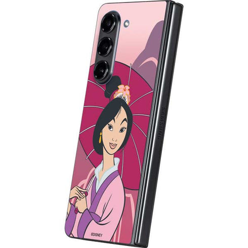 Disney Mulan with Umbrella Galaxy Z Fold5 5G Skin