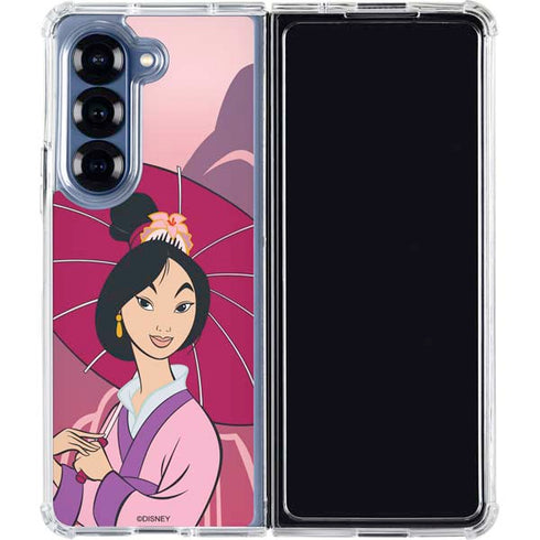 Disney Mulan with Umbrella Galaxy Z Fold6 Clear Case