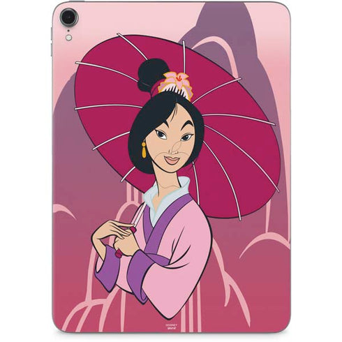 Disney Mulan with Umbrella Apple iPad Pro Skin