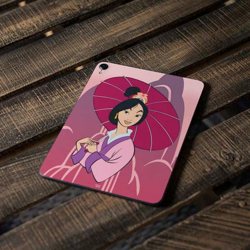 Disney Mulan with Umbrella Apple iPad Pro Skin