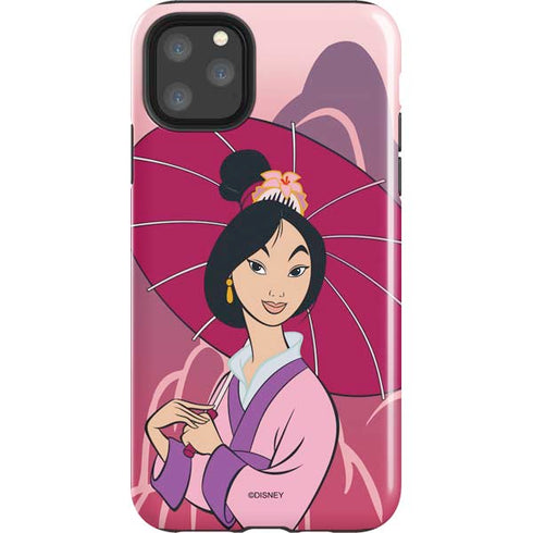 Disney Mulan with Umbrella iPhone Cases