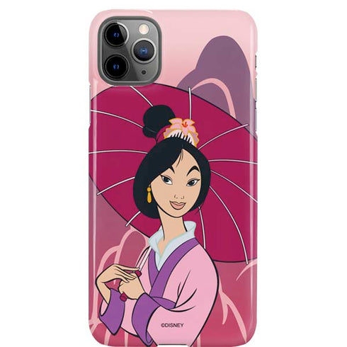 Disney Mulan with Umbrella iPhone Cases