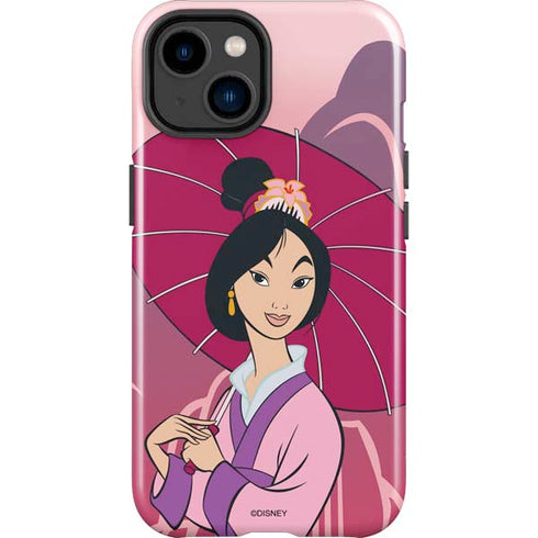Disney Mulan with Umbrella iPhone 15 Impact Case
