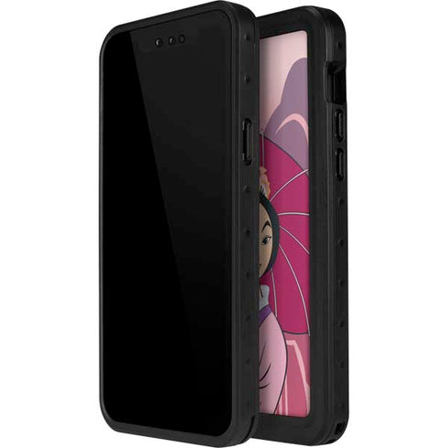 Disney Mulan with Umbrella iPhone 15 Plus Waterproof Case