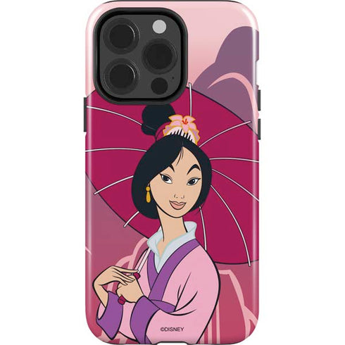 Disney Mulan with Umbrella iPhone 15 Pro Impact Case