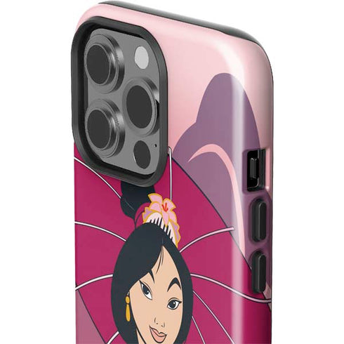 Disney Mulan with Umbrella iPhone 15 Pro Impact Case