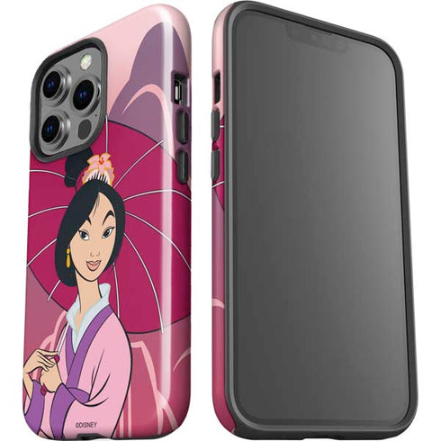 Disney Mulan with Umbrella iPhone 15 Pro Impact Case