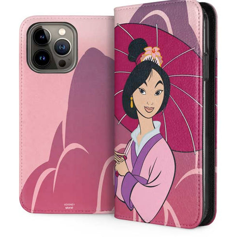 Disney Mulan with Umbrella iPhone Cases