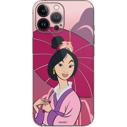 Disney Mulan with Umbrella iPhone 15 Pro Max Skin