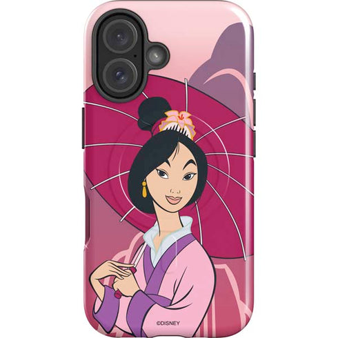Disney Mulan with Umbrella iPhone 16 Magsafe Impact Case