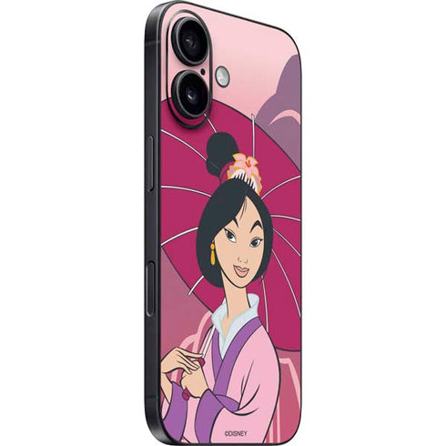 Disney Mulan with Umbrella iPhone 16 Plus Skin