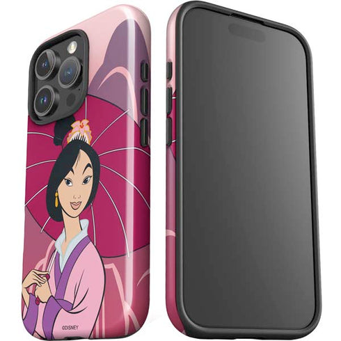 Disney Mulan with Umbrella iPhone 16 Pro Max Impact Case
