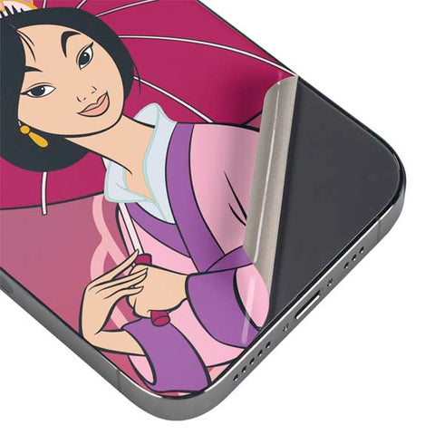 Disney Mulan with Umbrella iPhone 16e Skin