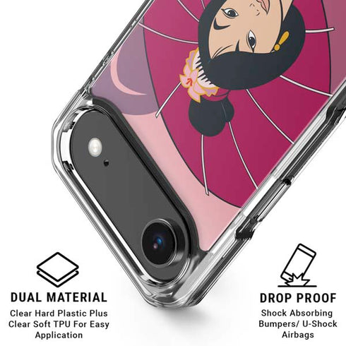 Disney Mulan with Umbrella iPhone 17 Air Clear Case