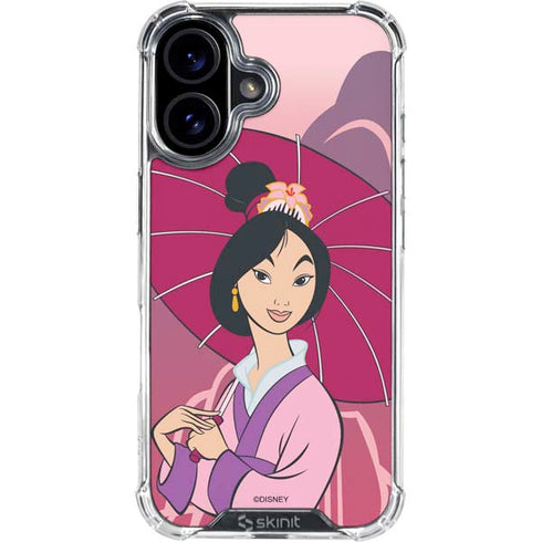 Disney Mulan with Umbrella iPhone 17 Clear Case