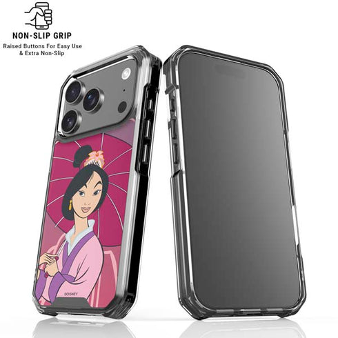 Disney Mulan with Umbrella iPhone 17 Pro Clear Case