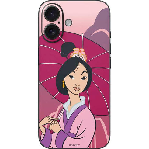 Disney Mulan with Umbrella iPhone 17 Skin