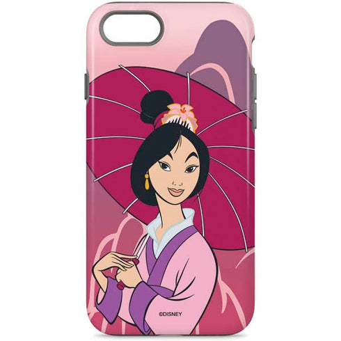 Disney Mulan with Umbrella iPhone Cases