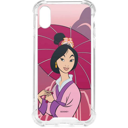 Disney Mulan with Umbrella iPhone XS Clear Case