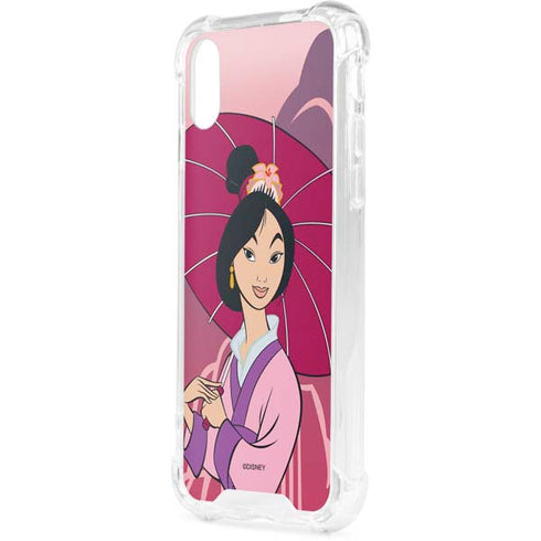 Disney Mulan with Umbrella iPhone XS Clear Case