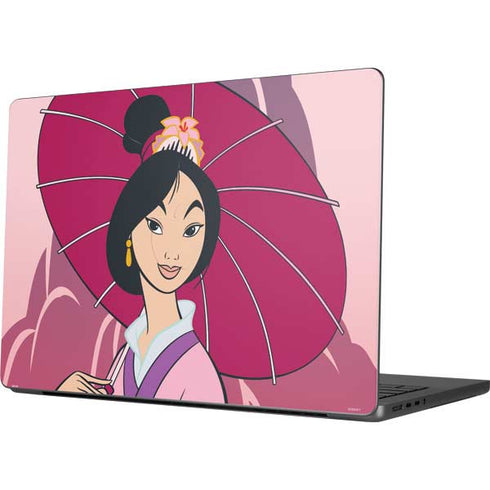 Disney Mulan with Umbrella Apple MacBook Pro 14-inch Skin