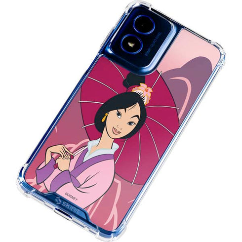 Disney Mulan with Umbrella Moto G Play 4G (2024) Clear Case