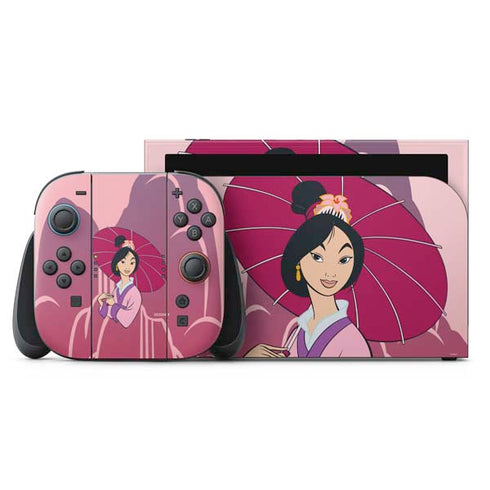 Disney Mulan with Umbrella Nintendo Switch 2 (2025) with Joy-Con Skin