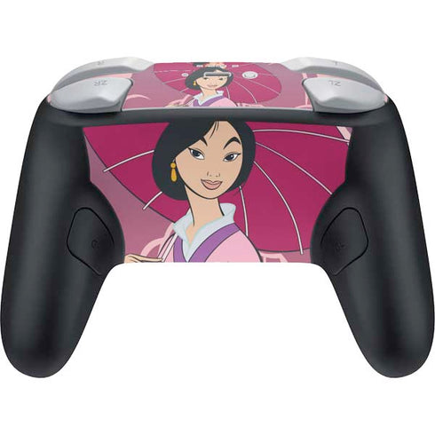 Disney Mulan with Umbrella Nintendo Switch 2 (2025) Pro Controller Skin