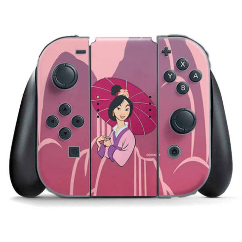 Disney Mulan with Umbrella Nintendo Skins