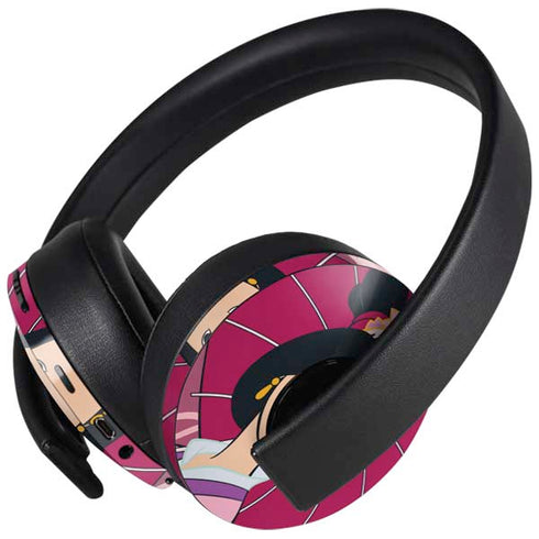 Disney Mulan with Umbrella PlayStation 4 Gold Wireless Headset Skin