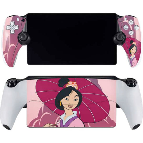 Disney Mulan with Umbrella PlayStation Portal Remote Player Skin