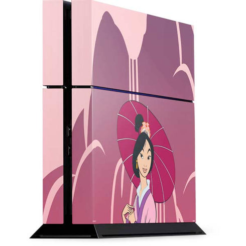 Disney Mulan with Umbrella PlayStation PS4 Skins