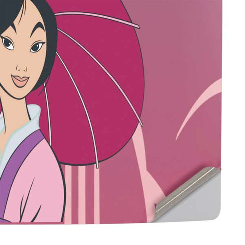 Disney Mulan with Umbrella PS5 Pro Console Skin