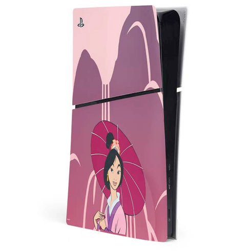 Disney Mulan with Umbrella PlayStation PS5 Skins