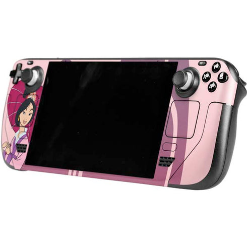 Disney Mulan with Umbrella Steam Deck Handheld Gaming Computer OLED Skin
