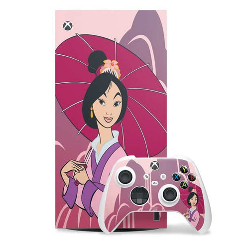 Disney Mulan with Umbrella Xbox Series X Skins