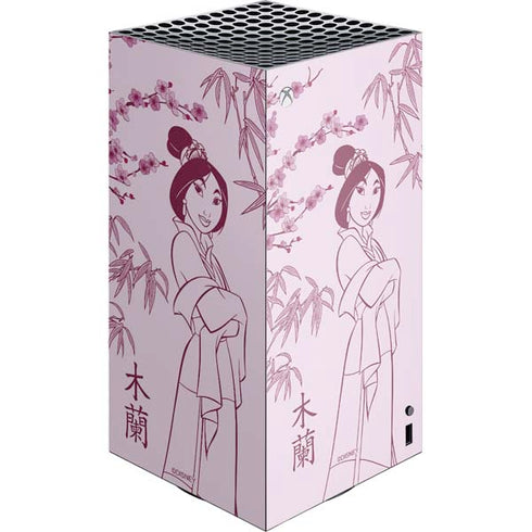 Disney Mulan Character Art XBox Series X Digital Edition Console Skin