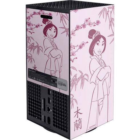 Disney Mulan Character Art XBox Series X Digital Edition Console Skin