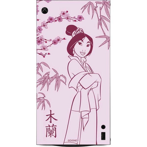 Disney Mulan Character Art XBox Series X Digital Edition Console Skin